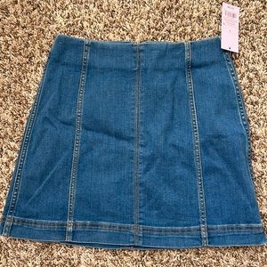 NWT Denim Mini Skirt